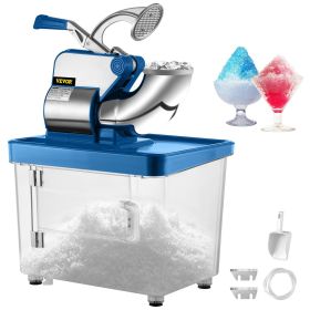 VEVOR 110V Commercial Ice Crusher 440LBS/H, ETL Approved 300W Electric Snow Cone Machine with Dual Blades, small appliance