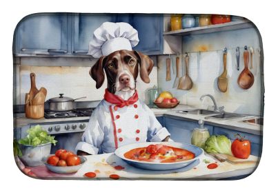 Pointer The Chef Dish Drying Mat Absorbent Dish Drying Mat Pad for Kitchen Counter Dish Drainer Mat for Countertop, 14 x 21", Multicolor