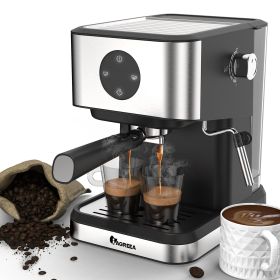 IAGREEA Espresso Coffee Machine 20 Bar High Pressure Extraction, Cafeteras Electricas Modernas With Led Display