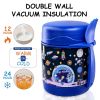 Insulated Lunch Boxes, Insulated lunch box for kids, Double Wall Vacuum Insulation & Exquisite 3D Pattern Design, For School Or Office, Christmas Gift